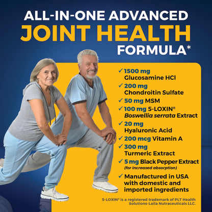 Viva Naturals Glucosamine Chondroitin MSM - 90 Capsules | Joint Health Support