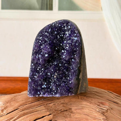 WAFUNNE Amethyst Geode Cluster 10-11LB – Purple Crystal Decor & Ambience