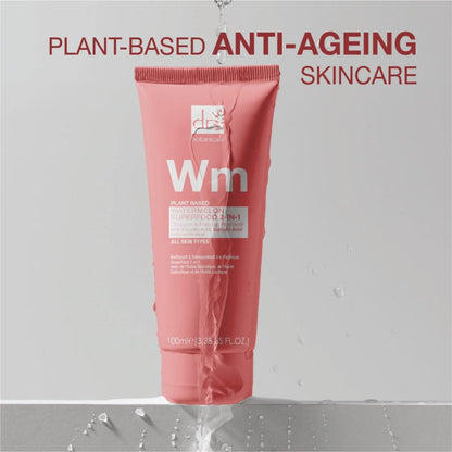 Watermelon Superfood 2-in-1 Cleanser & Makeup Remover with Glycolic Acid, Salicylic Acid and Lactic Acid 100ml
