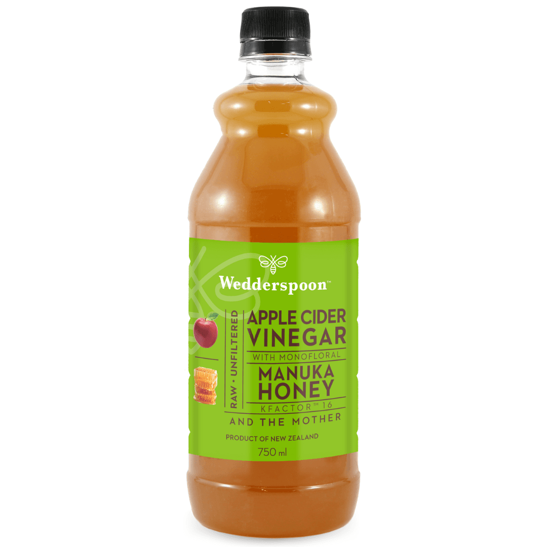 Wedderspoon Apple Cider Vinegar with Manuka Honey – Triple Pack