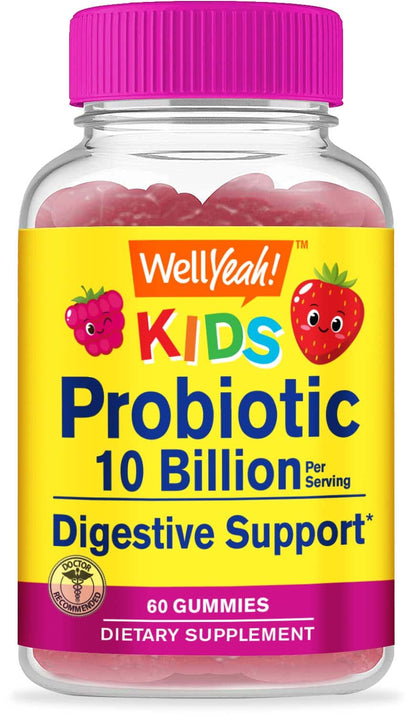WellYeah Probiotics for Kids Gummies - 10B CFU | Gut & Immune Health