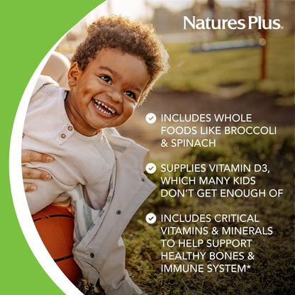 Natures Plus Animal Parade Children's Multivitamin - Grape Flavor (90 Tablets)
