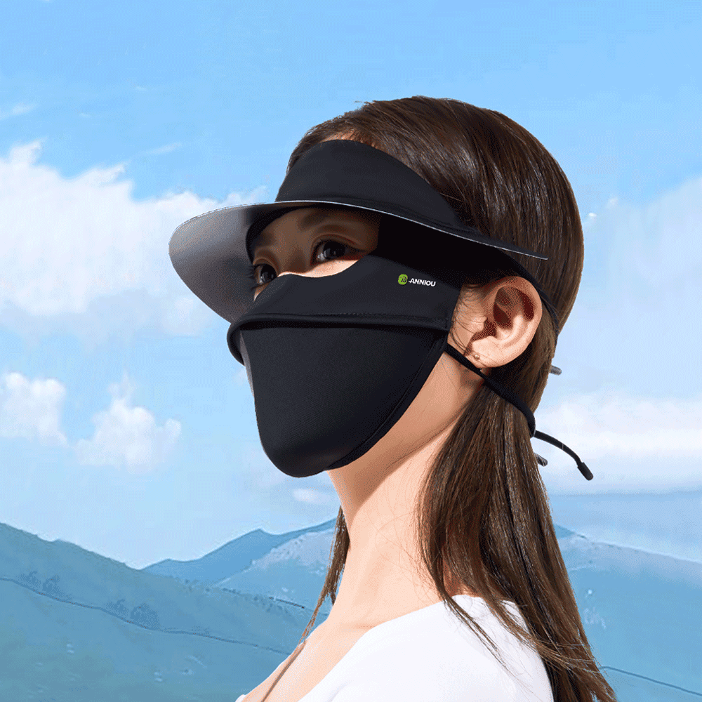 Wide Brim UPF 50+ Face Mask