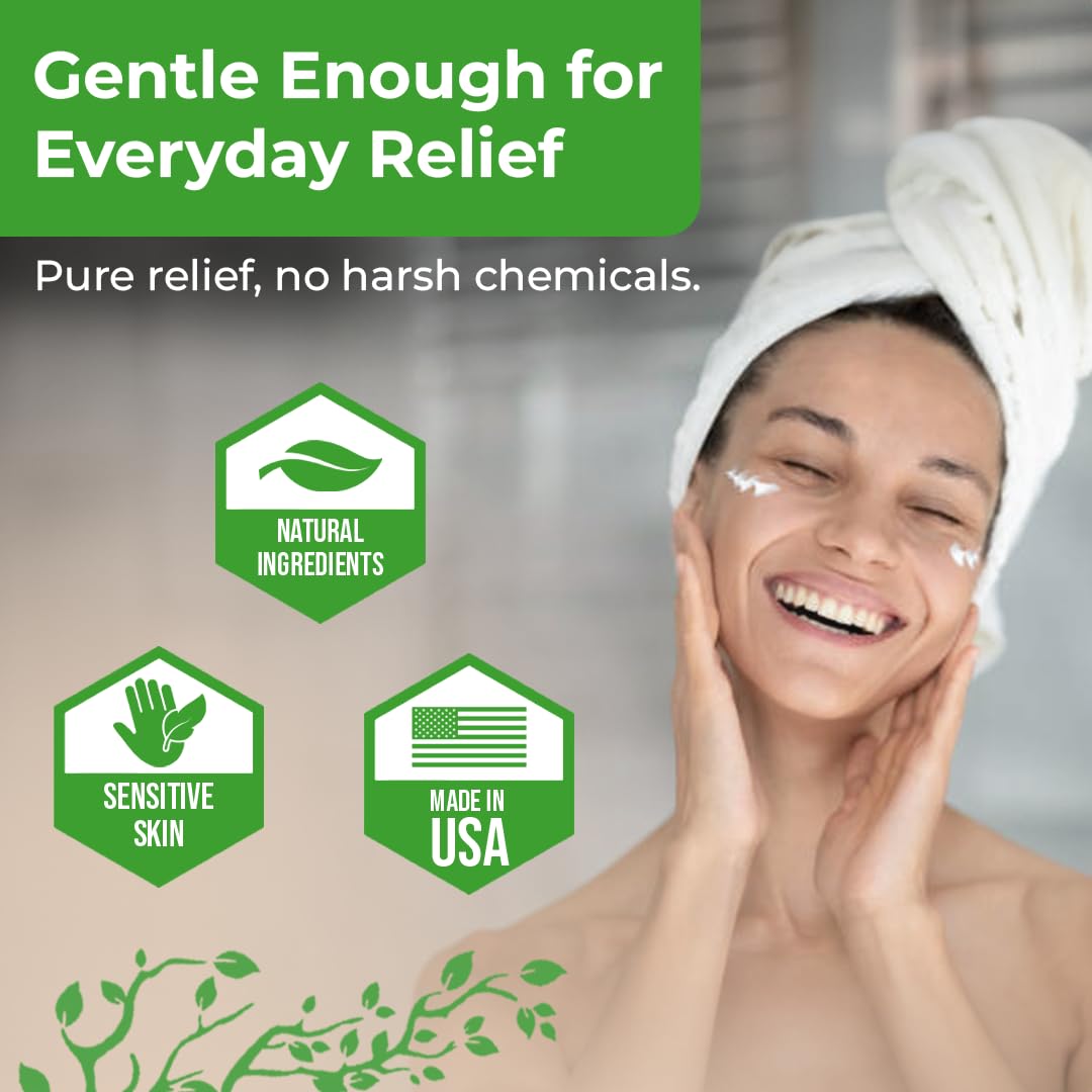 Wild Naturals Eczema & Psoriasis Cream — Manuka Honey + Aloe, Hydrating Lotion for Dry Skin (Adults & Kids)