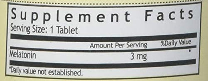 Windmill Melatonin 3 mg Tabs 100's | Windmill Natural Vitamins