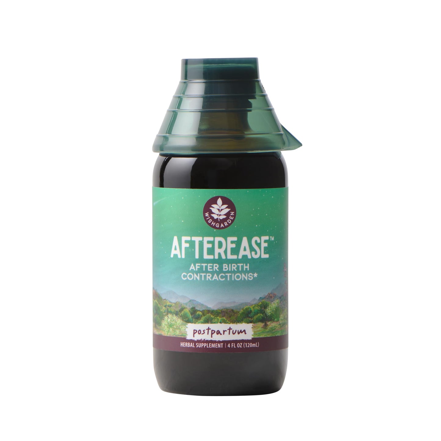 WishGarden AfterEase: All-Natural Postpartum Cramp Support with Cramp Bark & Black Haw