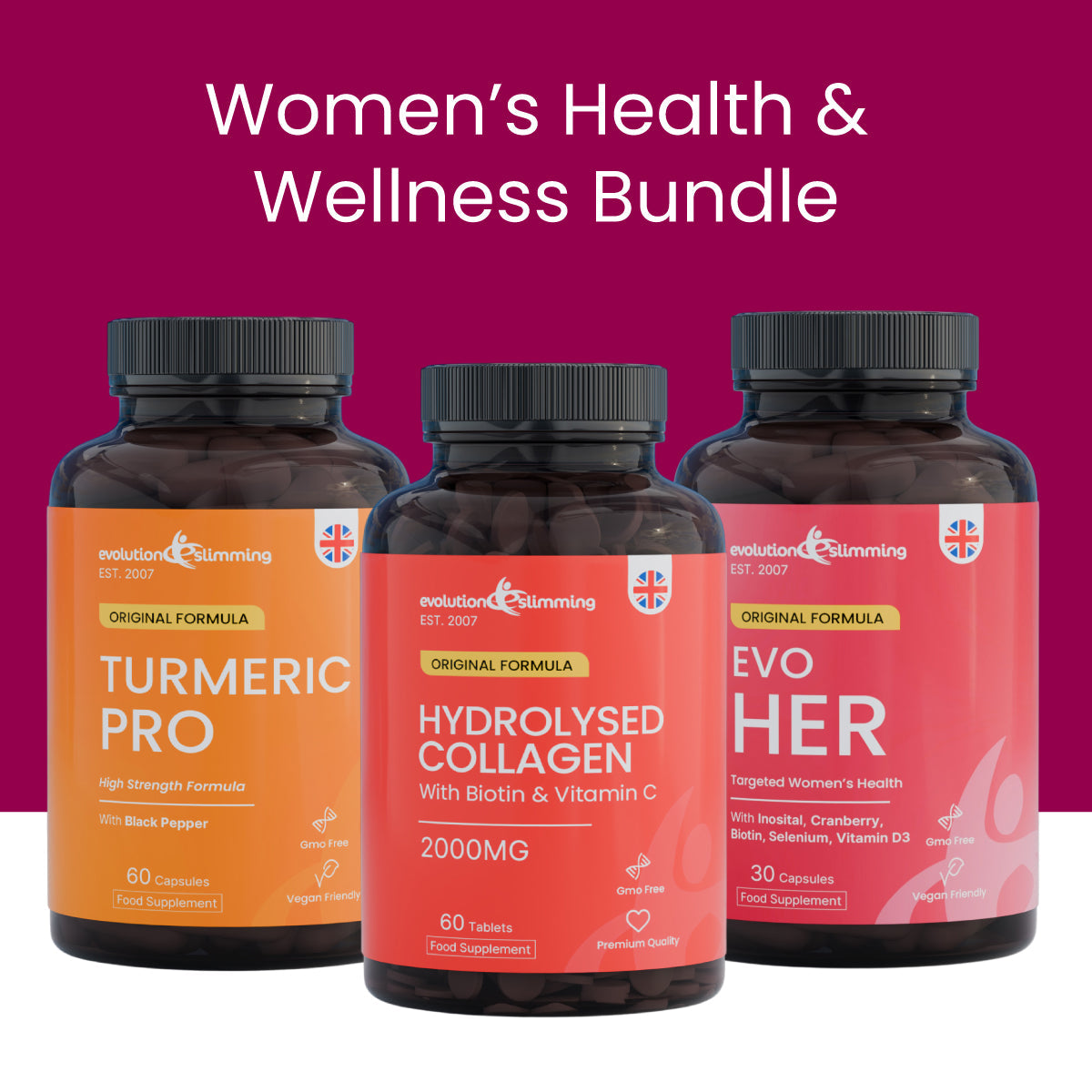 Women's Daily Wellness Bundle | Beauty Energy & Vitality Support