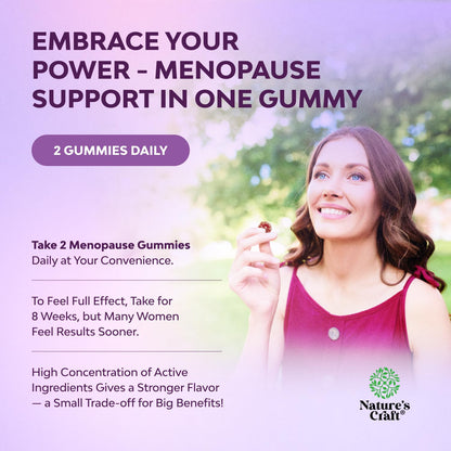 Womens Menopause Gummies with Dong Quai & Ashwagandha | 90 Count