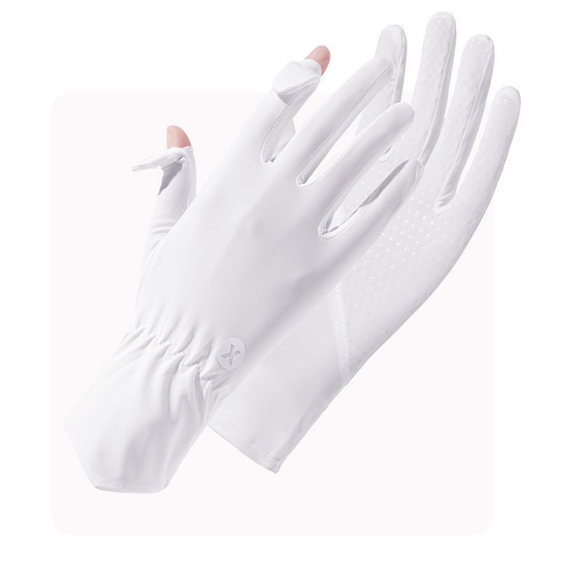 Women's UPF 50+ Breathable Sun Protection Gloves