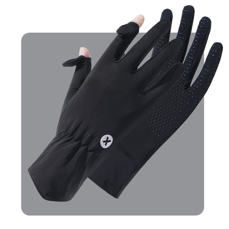 Women's UPF 50+ Breathable Sun Protection Gloves