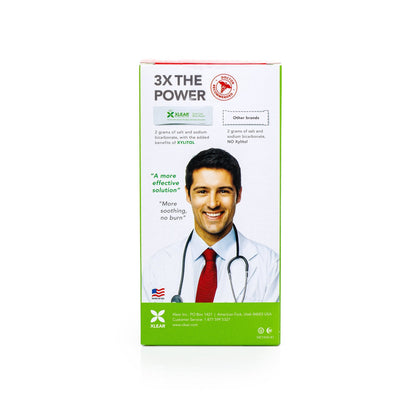 Xlear Natural Xylitol Sinus Rinse Refill – 50-Count Pack of 4 for Nasal Hygiene