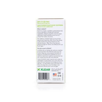 Xlear Natural Xylitol Saline Nasal Spray for Kids — Daily Decongestant & Nose Moisturizer (0.75 fl oz)