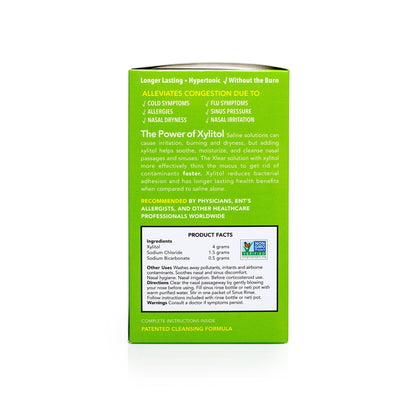 Xlear Natural Xylitol Sinus Rinse Refill — 50 Count Packets