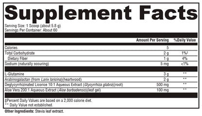 XYMOGEN GlutAloeMine Powder – 3000 mg L-Glutamine, Aloe & DGL for GI Support (12.28 oz)