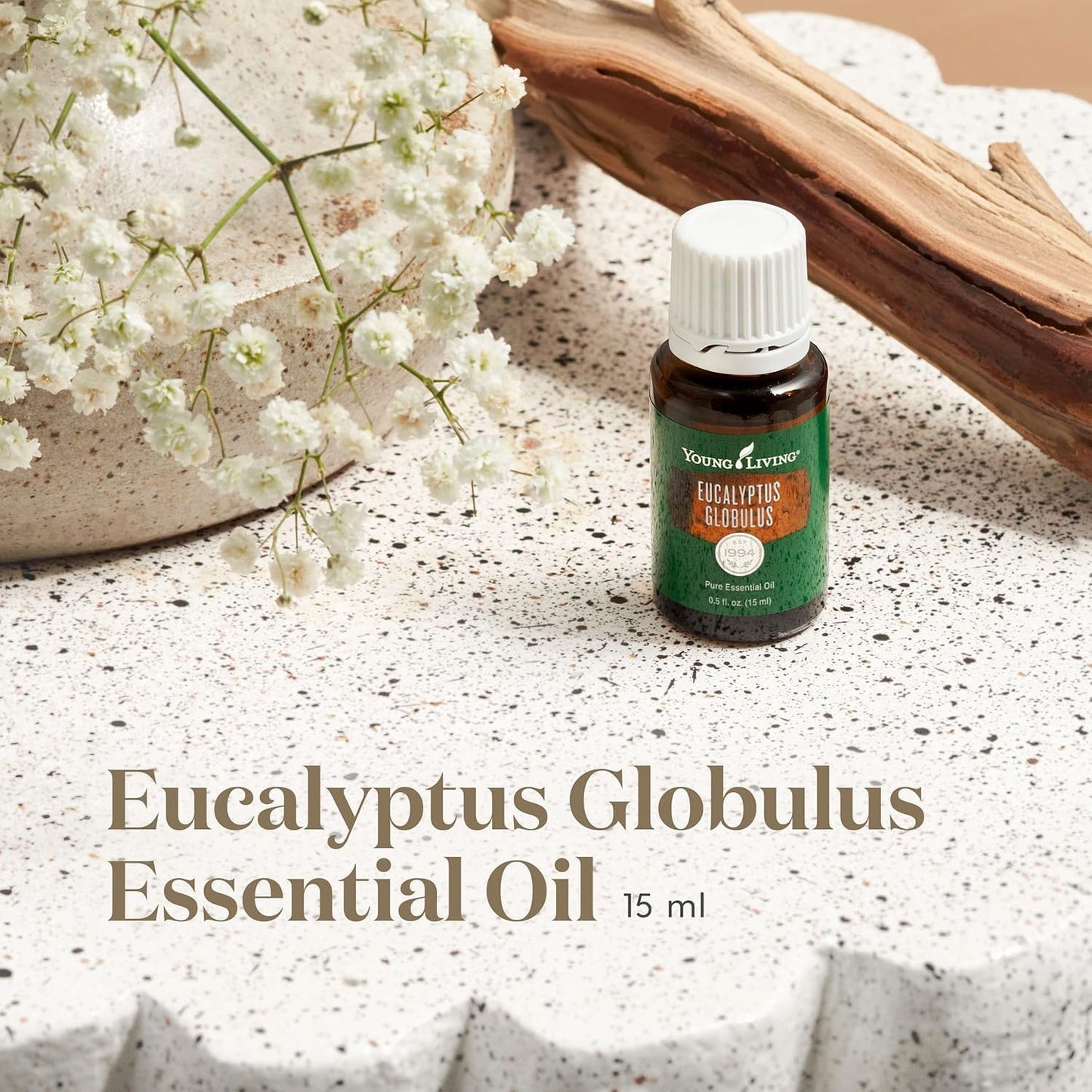 Young Living Eucalyptus Globulus Essential Oil 15ml – Natural, Organic, Soothing & Cooling