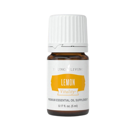 Young Living Vitality Lemon Essential Oil 5ml – 100% Pure Citrus for Cooking & Beverages