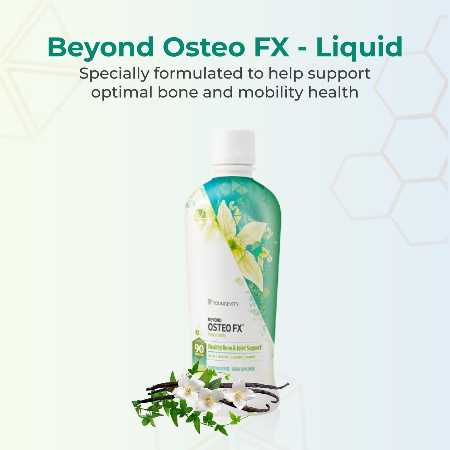 Youngevity Beyond Osteo-Fx Liquid 32 oz Pack of 4 – Calcium, Magnesium & 77 Trace Minerals