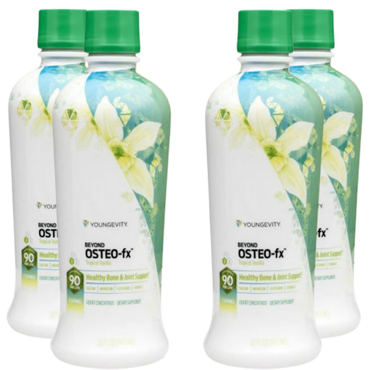 Youngevity Beyond Osteo-Fx Liquid 32 oz Pack of 4 – Calcium, Magnesium & 77 Trace Minerals