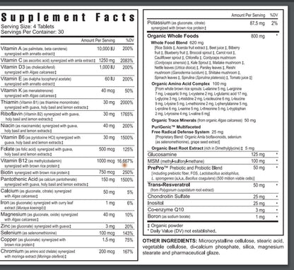 Youngevity Beyond Tangy Tangerine 2.0 – Multi-Vitamin & Mineral Complex | 160,000 ORAC | 120 Tablets | 6-Pack | Natural & Whole Foods