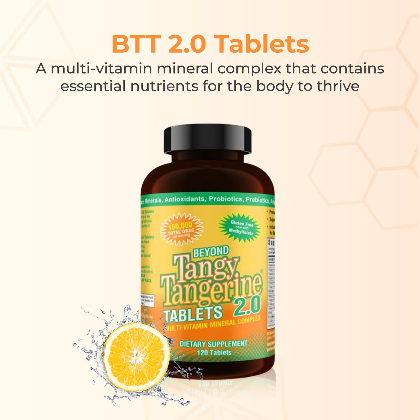 Youngevity Beyond Tangy Tangerine 2.0 Multi-Vitamin & Mineral (2-Pack) – 160,000 ORAC