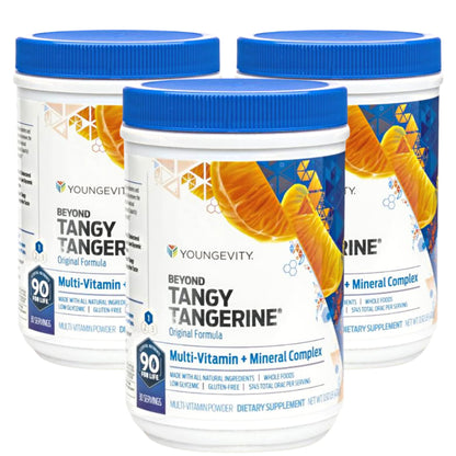 Youngevity Beyond Tangy Tangerine Original Formula – Multi-Vitamin & Mineral, 3-Pack