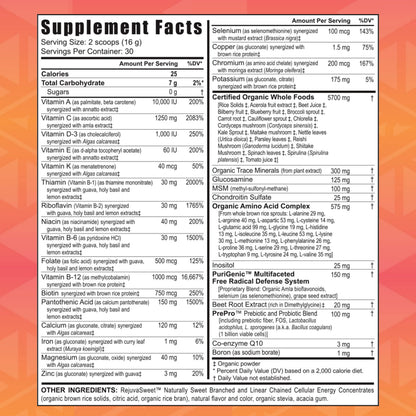 Youngevity Beyond Tangy Tangerine 2.0 Citrus Peach | Ultimate Multivitamin Powder (8,000 ORAC) – 2 Canisters