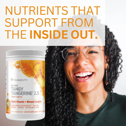 Youngevity Beyond Tangy Tangerine 2.5 Tropical Tangerine – Ultimate Multivitamin & Mineral Complex, 8,000 ORAC