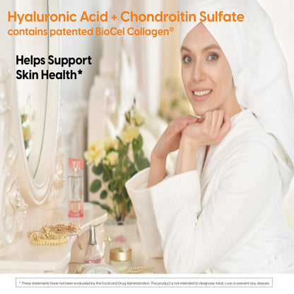 Doctor's Best Hyaluronic Acid with Chondroitin Sulfate featuring BioCell Collagen - Joint Support