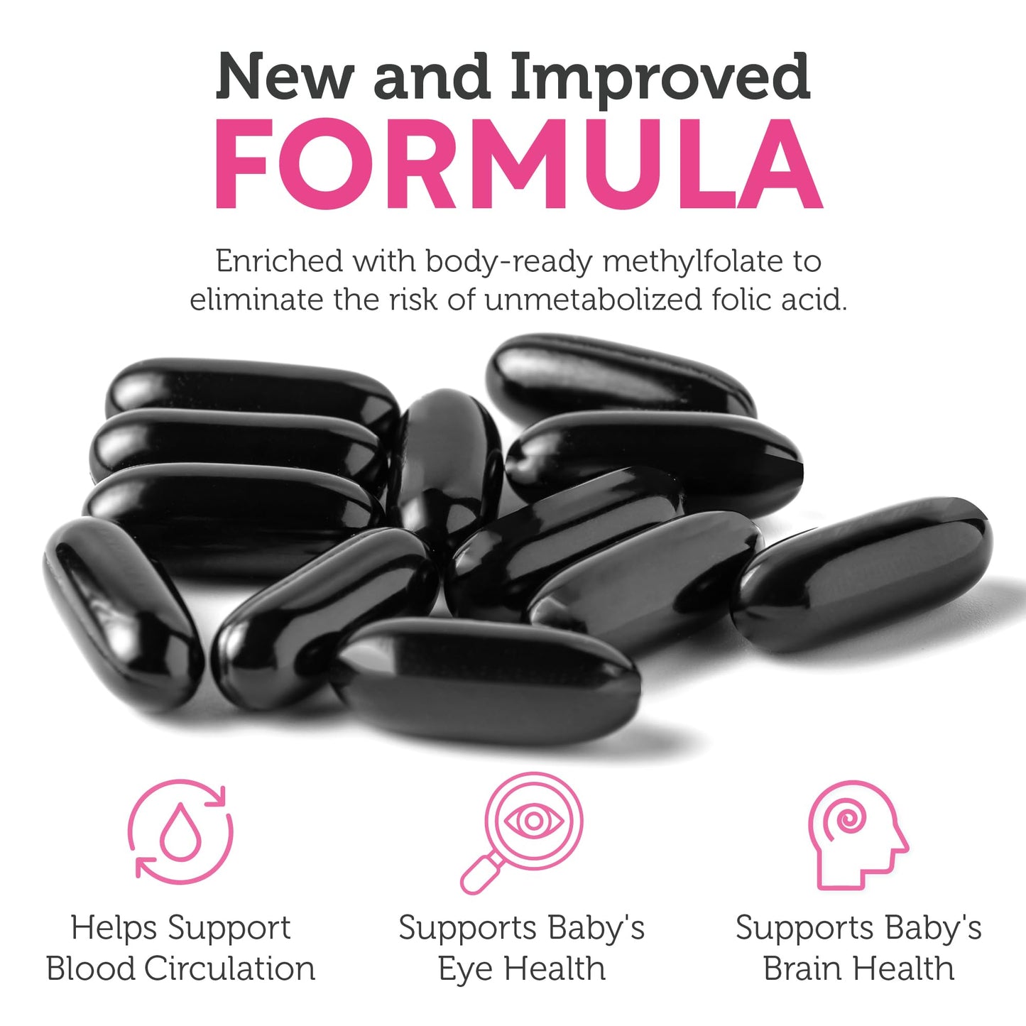 Zahler Prenatal Vitamin with DHA & Folate – 180 Softgels (Kosher)