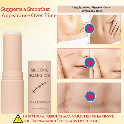 ZanDVRum Scar Solutions Silicone Scar Stick – Lightweight, Quick-Apply Scar Care (0.2 oz)