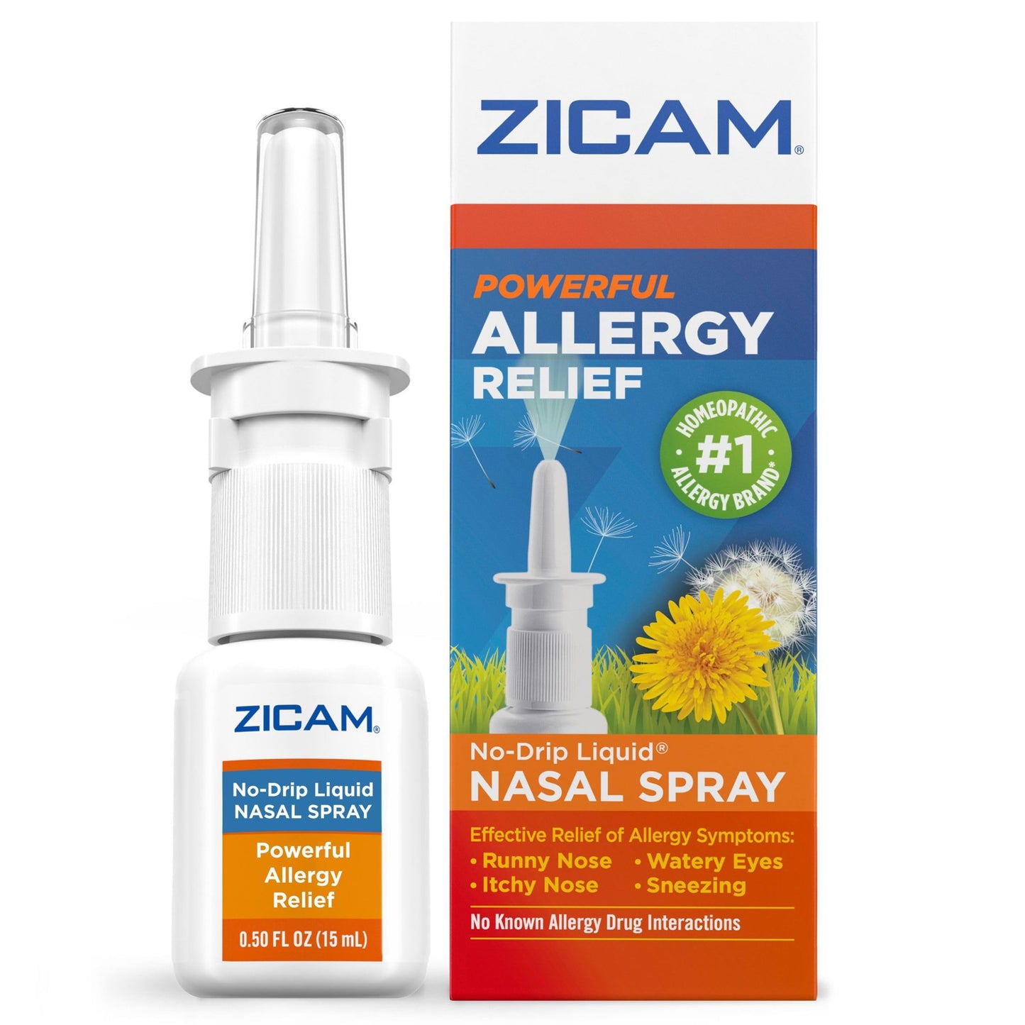 Zicam Allergy Relief No Drip Nasal Spray Non-Drowsy - 0.5 oz