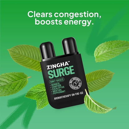 Z!NGHA Dual Nasal Inhaler – Uplifting Aromatherapy On The Go