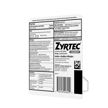Zyrtec 24 Hour Allergy Relief Tablets - 10mg, 90 Count